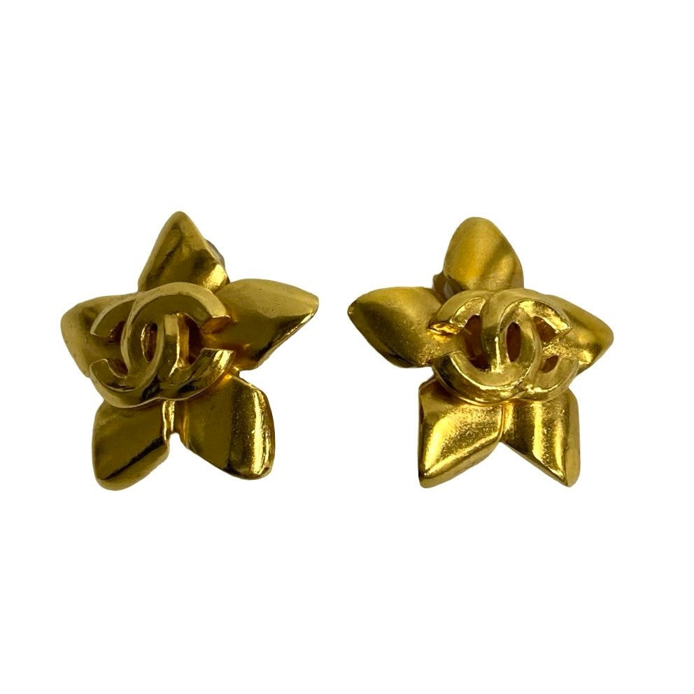 CHANEL Earring Gold Plated gold Women