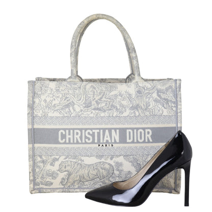 Dior Book Tote Medium Toile de Jouy Reverse