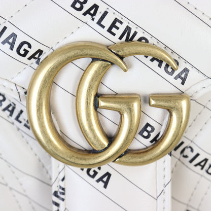 Gucci x Balenciaga GG Marmont Matelasse Small Shoulder Bag
