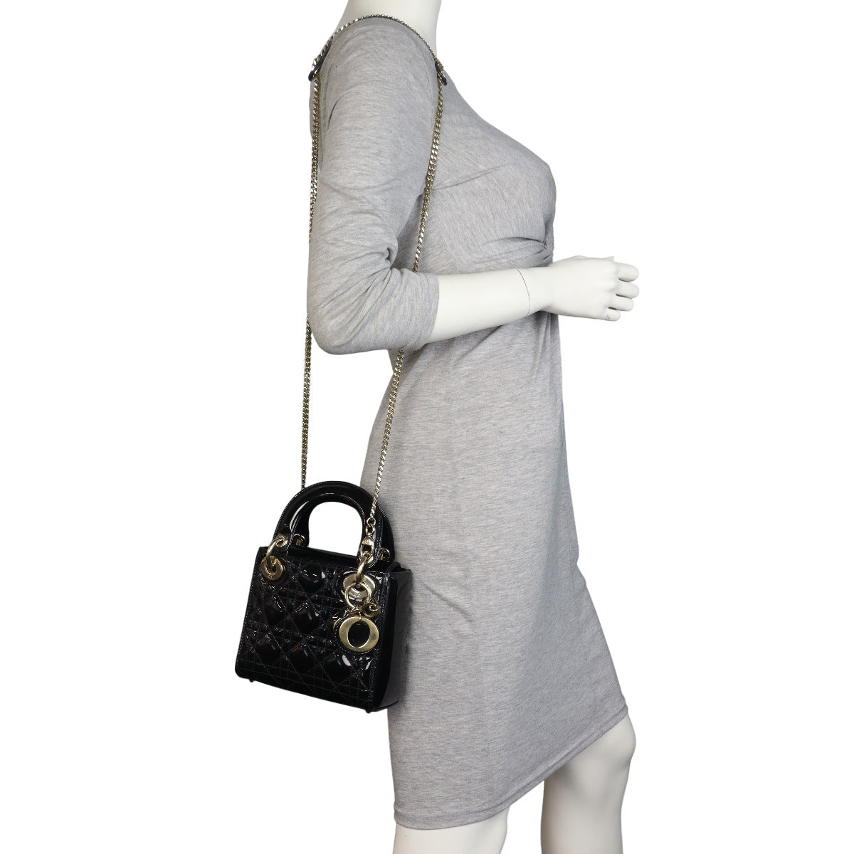 Dior Lady Dior Mini Patent