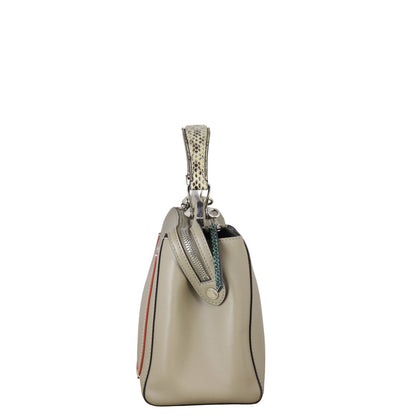 Fendi DotCom Top Handle Bag Python