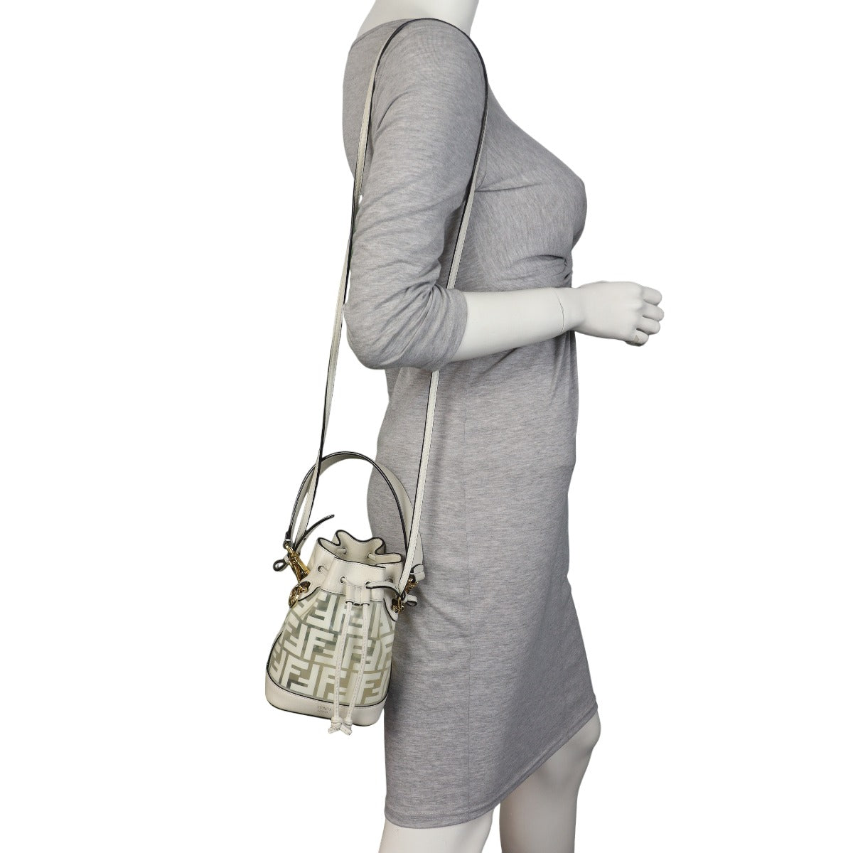 Fendi Mon PVC Mini Bucket Bag