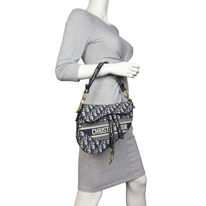 Dior Saddle Bag Oblique Embroidery
