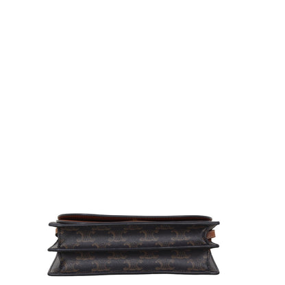 Celine Double Flap Wallet On Strap