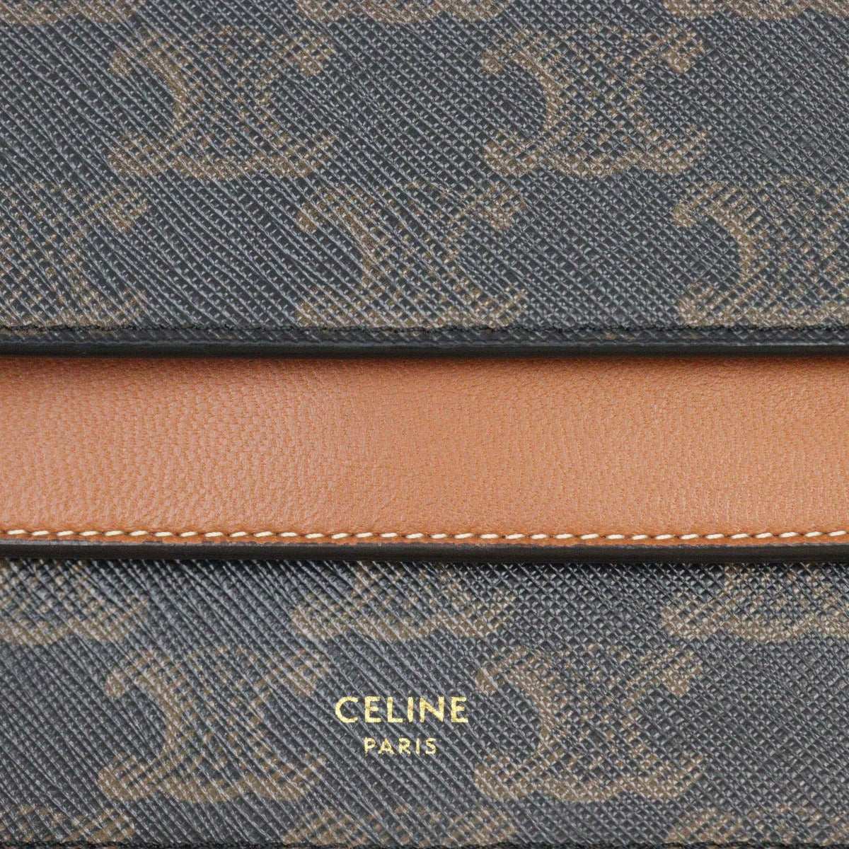 Celine Double Flap Wallet On Strap