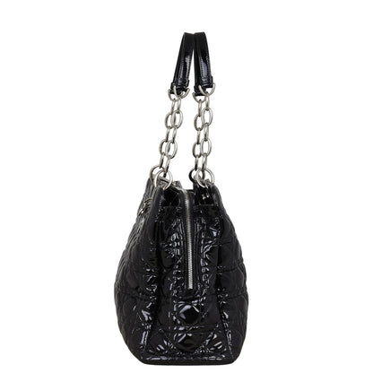 Dior Cannage Shopping Tote Patent