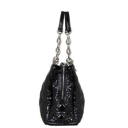 Dior Cannage Shopping Tote Patent