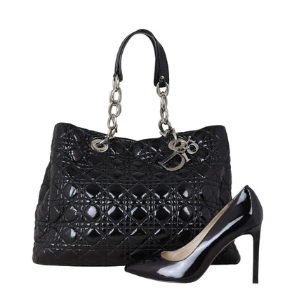 Dior Lady Dior Soft Tote Large Patent