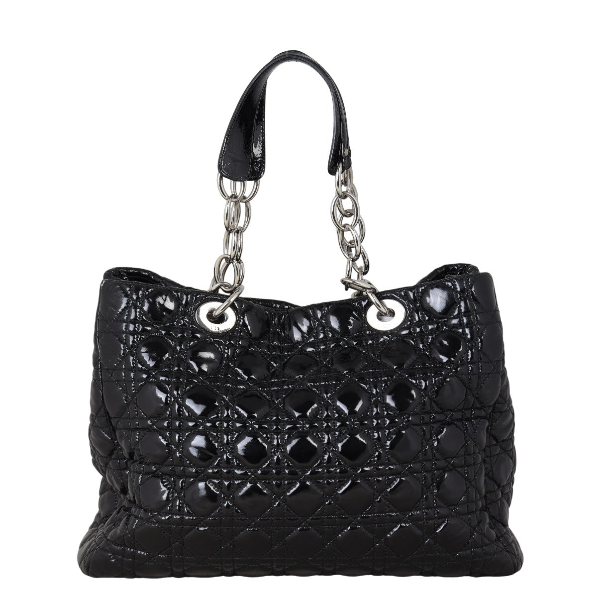 Dior Lady Dior Soft Tote Large Patent