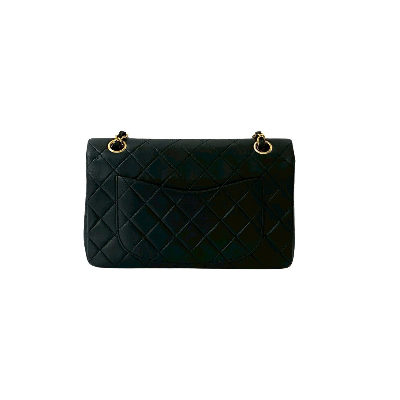 CHANEL Shoulder Bag lambskin black Matrasse