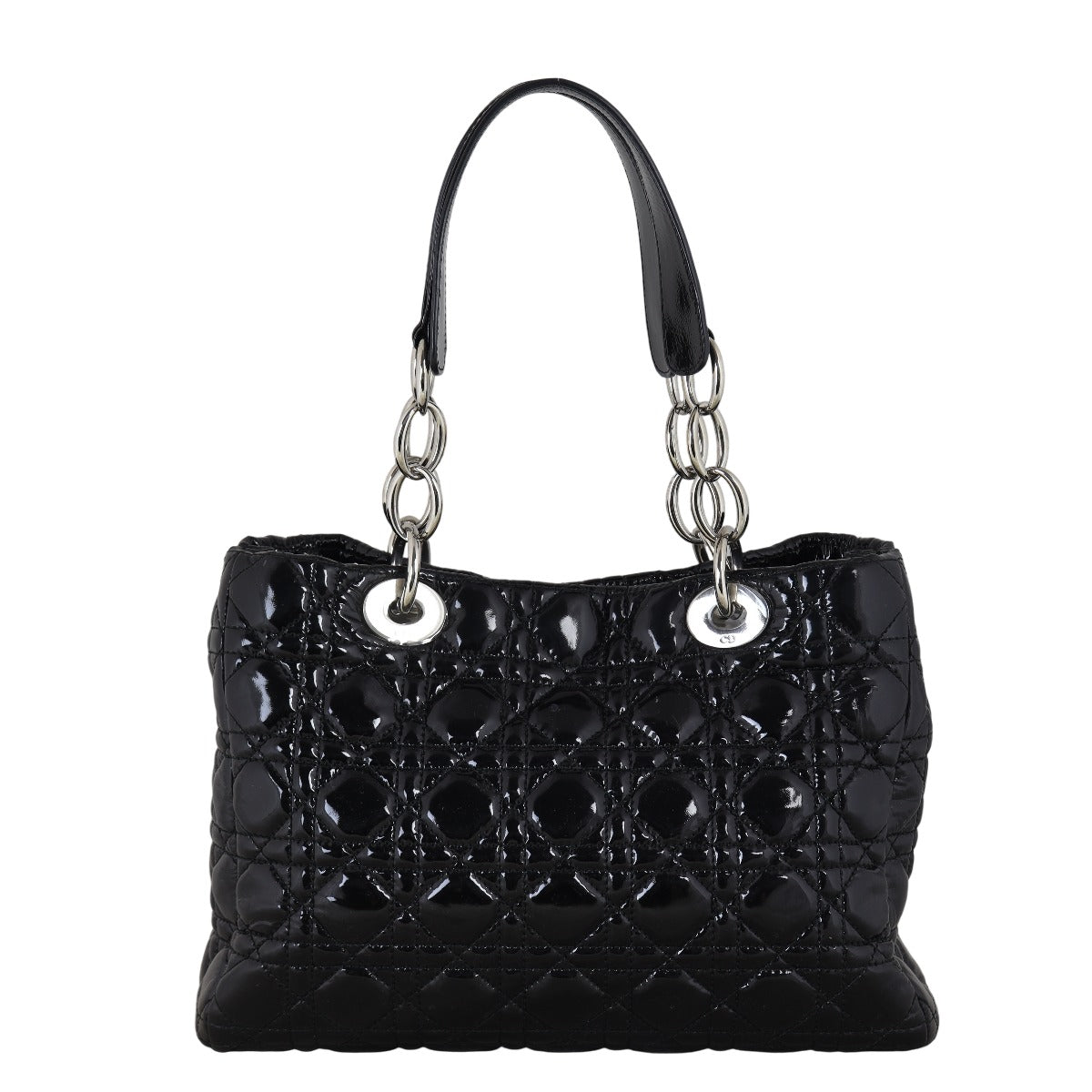 Dior Cannage Soft Shopping Tote Patent