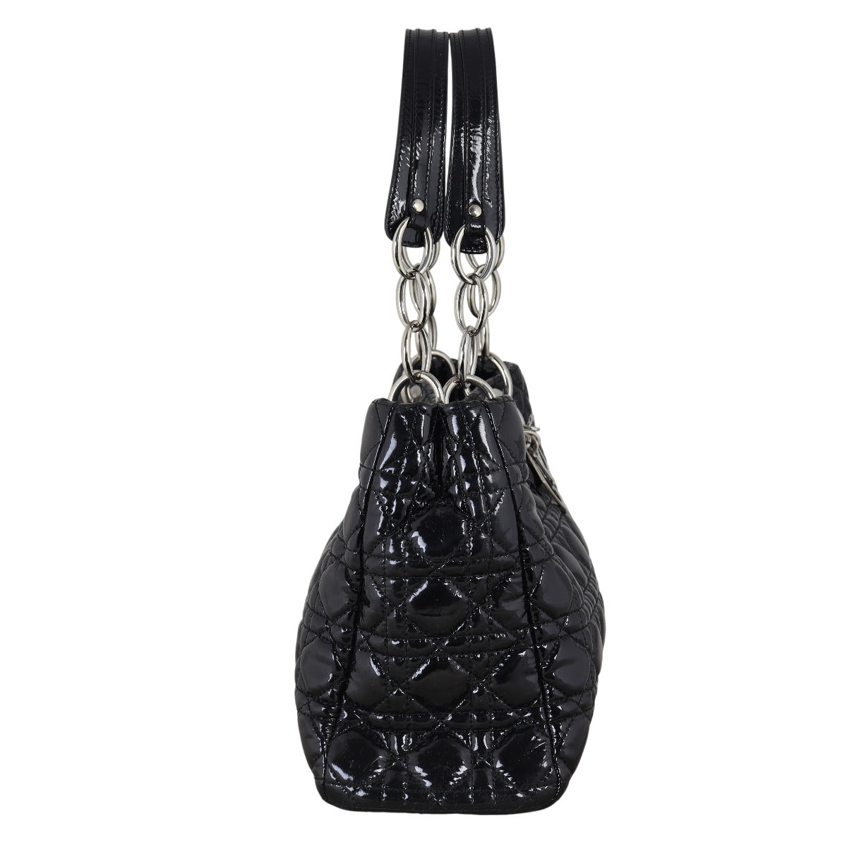 Dior Cannage Soft Shopping Tote Patent