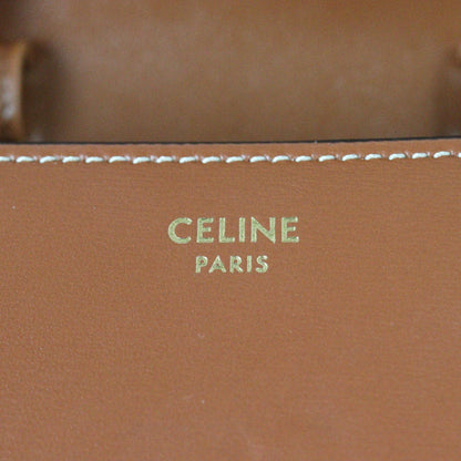 Celine Triomphe Card Holder On Chain