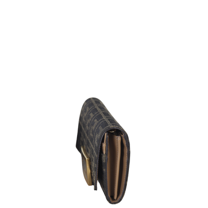 Fendi Baguette Continental Wallet on Chain