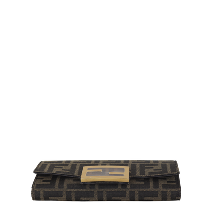 Fendi Baguette Continental Wallet on Chain