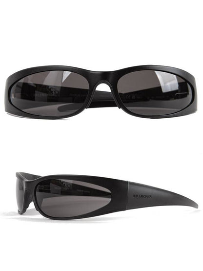 Luxury Balenciaga Trending 2025 Reverse Xpander 2.0 Rectangle Sunglasses Black