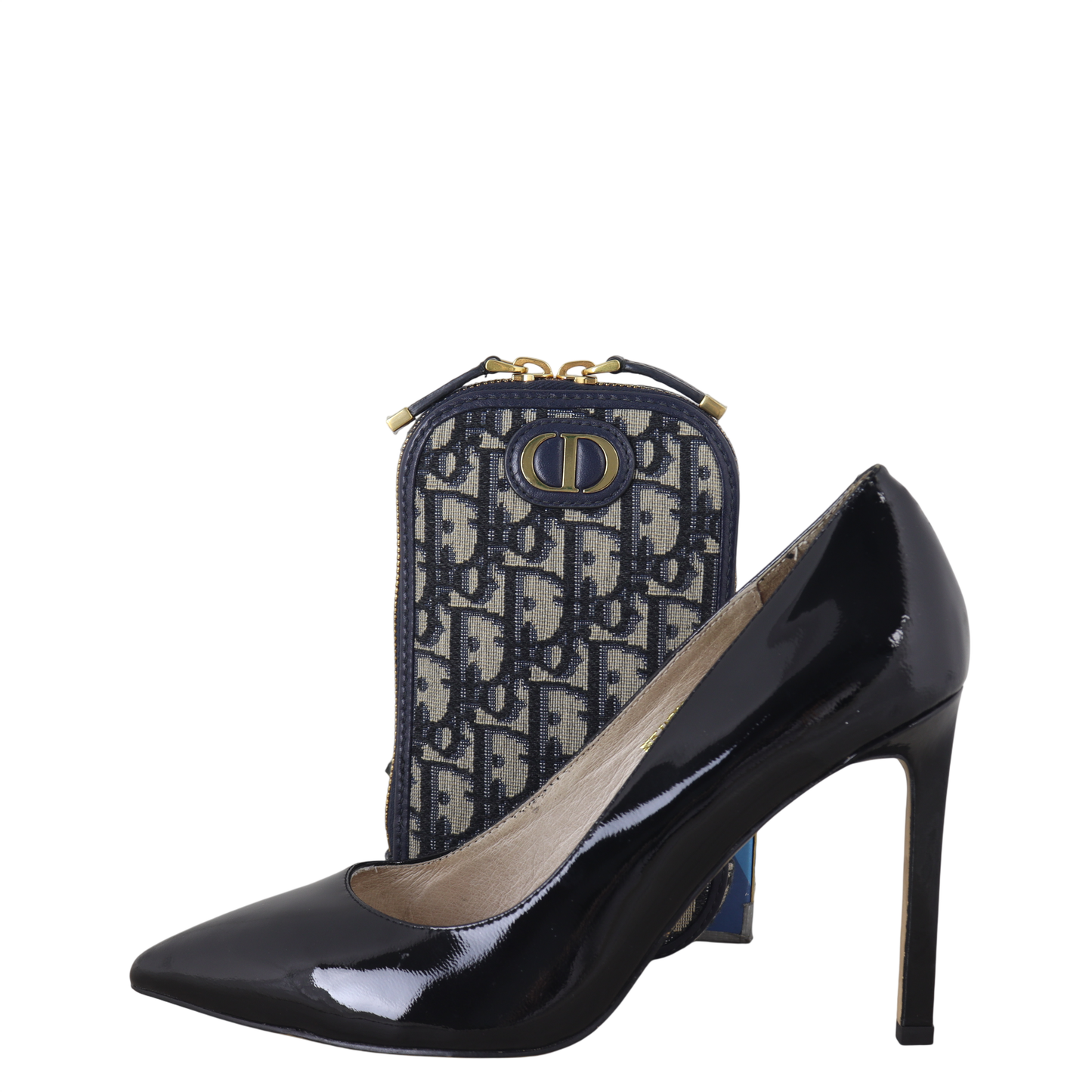 Dior 30 Montaigne Phone Holder Oblique