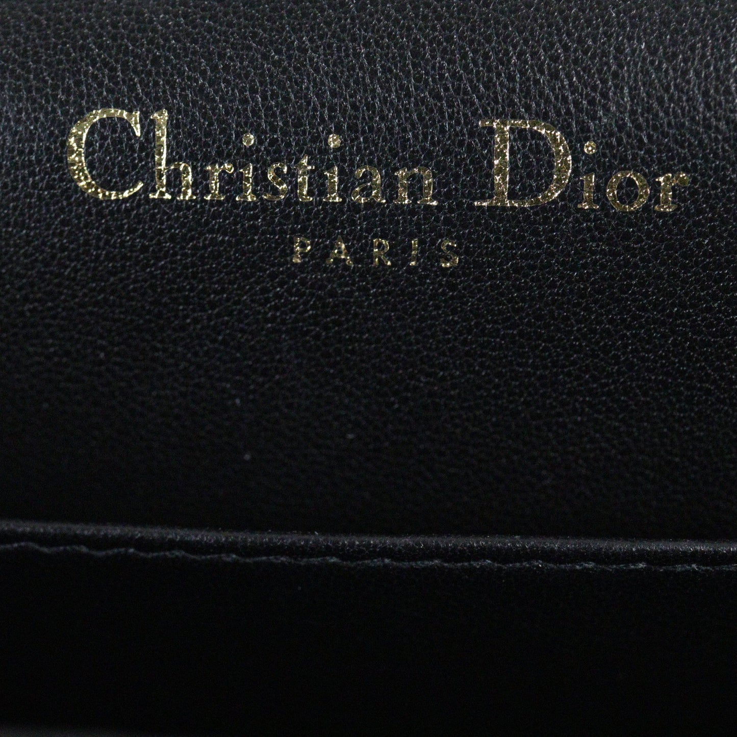 Dior Lady Dior Patent Cannage Pouch