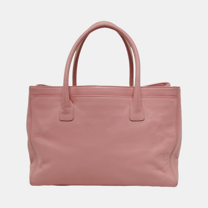 Chanel Cerf Executive Pink Caviar Leather Handbag Gold Hardware With Strap