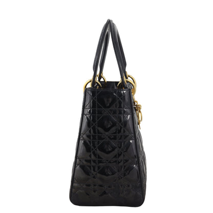 Dior Lady Dior Medium Patent