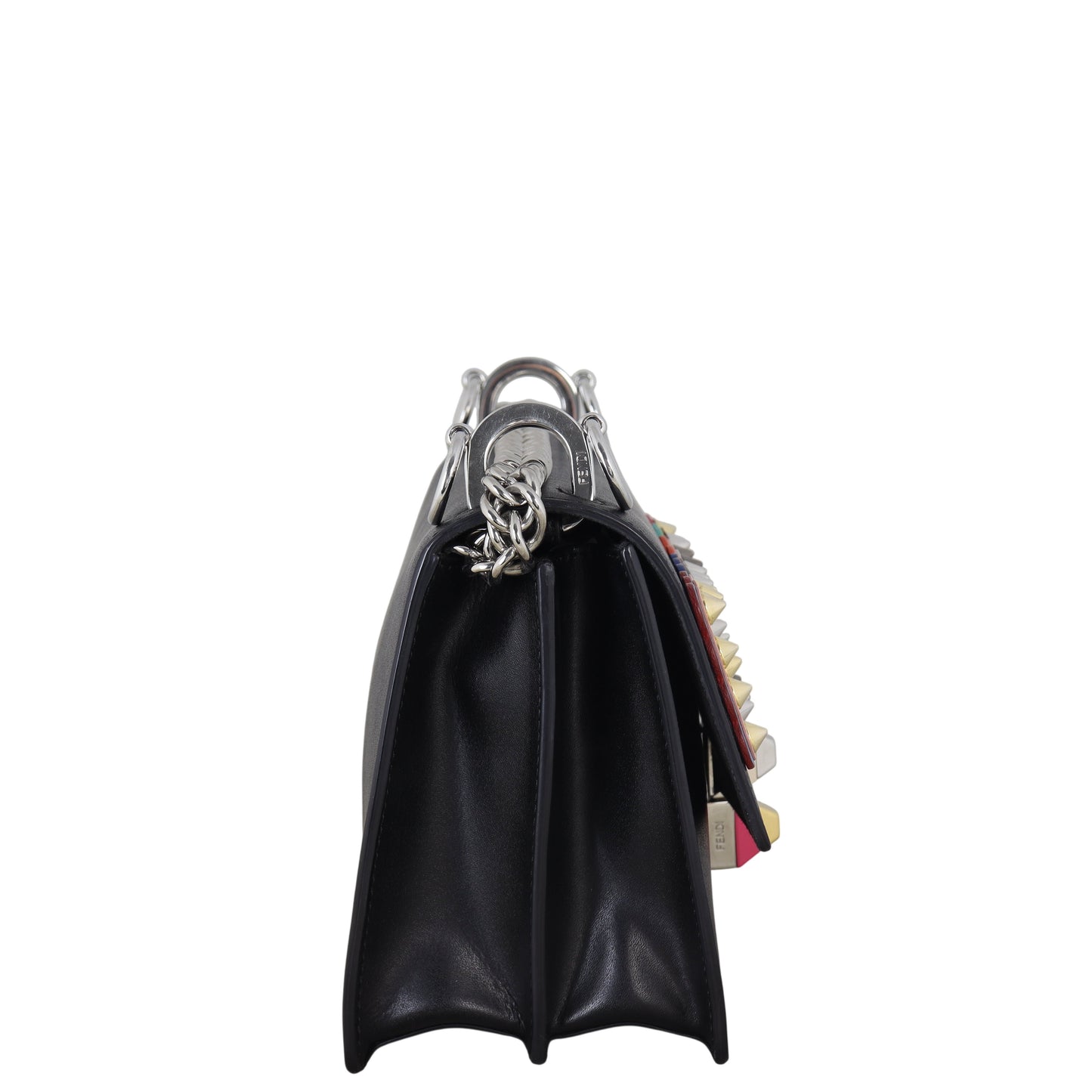 Fendi Kan I Metal Stud Crossbody Small