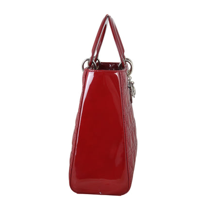 Dior Lady Dior Large Patent