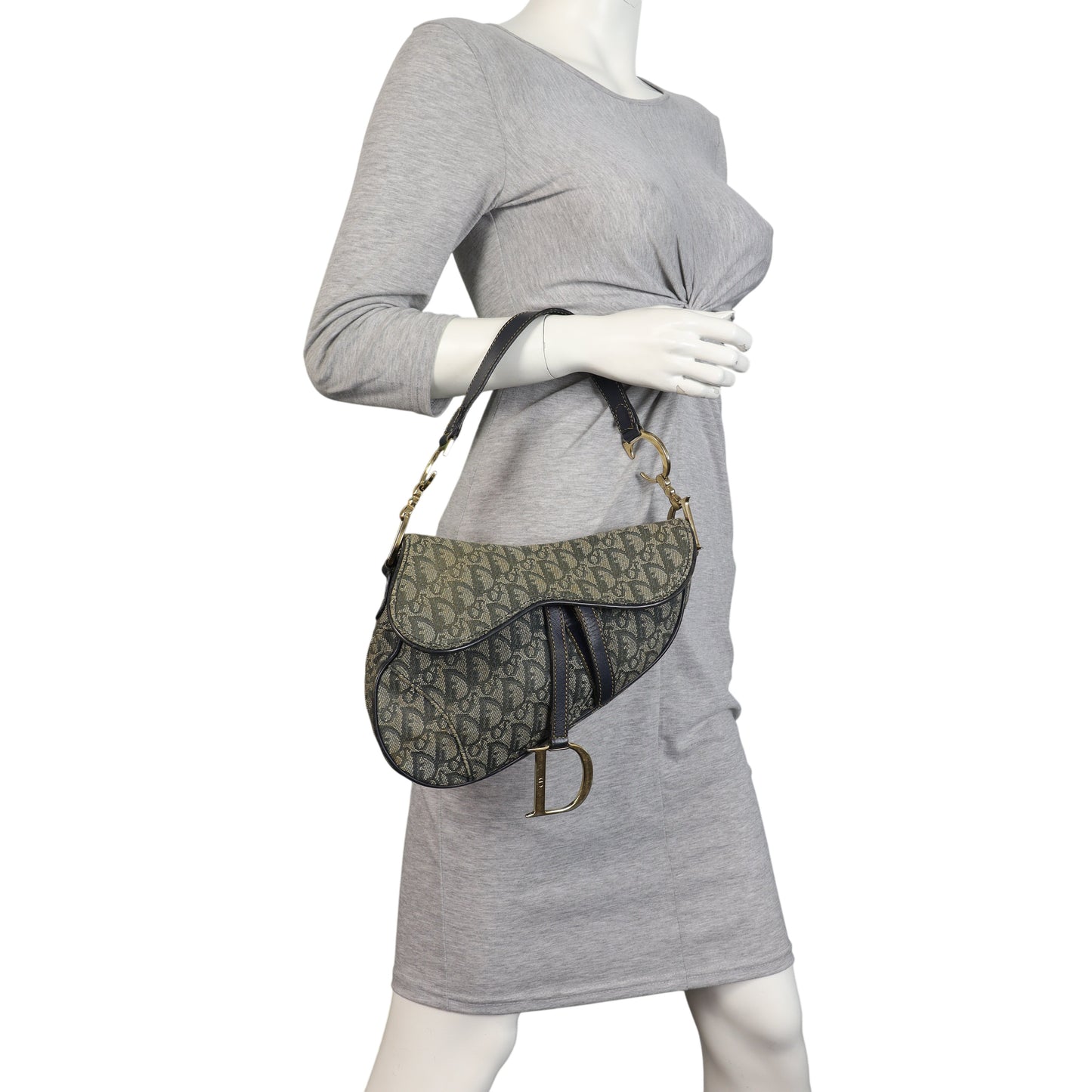 Dior Vintage Saddle Bag Oblique