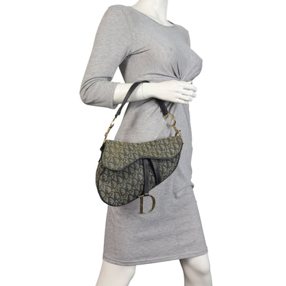 Dior Vintage Saddle Bag Oblique