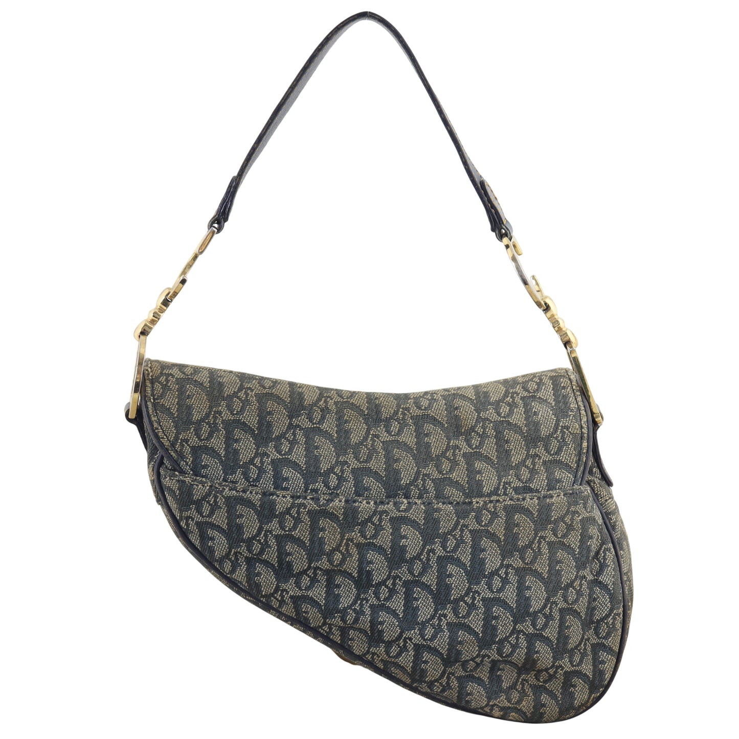 Dior Vintage Saddle Bag Oblique