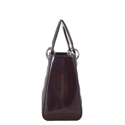 Dior Lady Dior Medium Patent