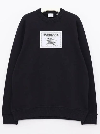 Luxury Burberry Men's Prorsum Label Cotton Sweatshirt Navy