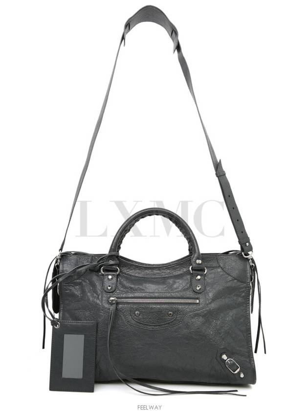 Luxury Balenciaga Trending 2025 City motor bag gray 505550 cross