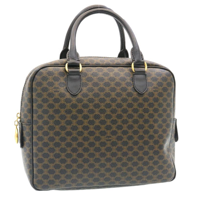 Luxury CELINE Macadam Canvas Hand Bag Black  27154