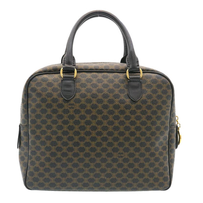Luxury CELINE Macadam Canvas Hand Bag Black  27154