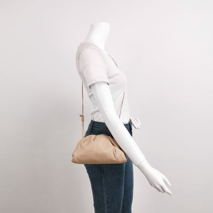 Bottega Veneta Pouch Mini Beige Nude Color Leather
