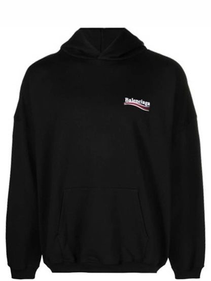 Luxury Balenciaga Trending 2025 Men's Embroidered Logo Hoodie Black
