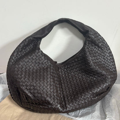 Bottega Veneta Belly Hobo Intrecciato Leather Chocolate Brown Large 45