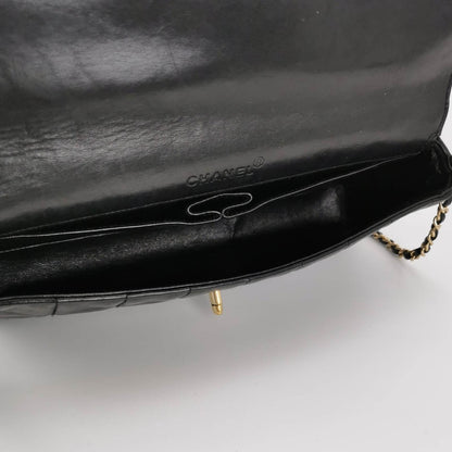 Chanel East West Chocolate Bar Black Leather