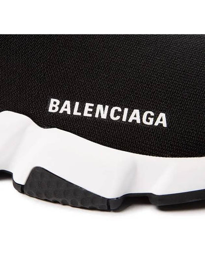 Luxury Balenciaga Trending 2025 Speed Trainer  High Top Sneakers Black White