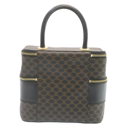 Luxury CELINE Macadam Canvas Vany Cosmetic Pouch Black  28799A