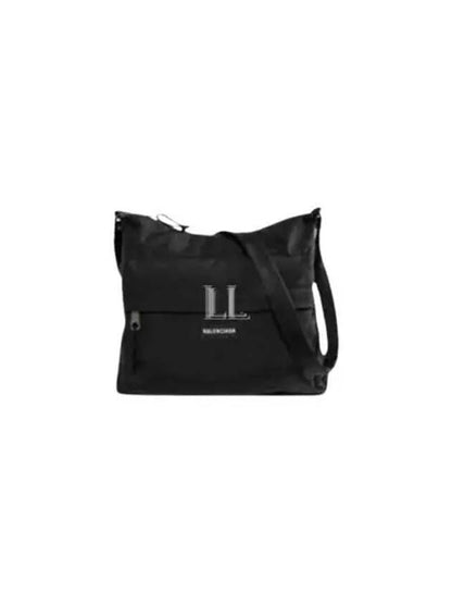 Luxury Balenciaga Trending 2025 Explorer Cross Bag Black
