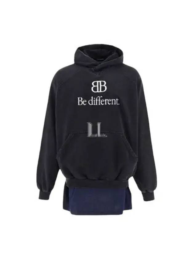 Luxury Balenciaga Trending 2025 BB Logo Hoodie Black
