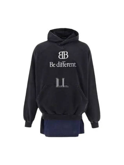Luxury Balenciaga Trending 2025 BB Logo Hoodie Black