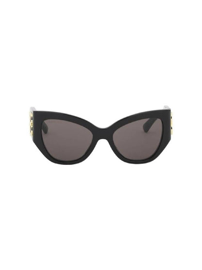 Luxury Balenciaga Trending 2025 BB Logo Cat-Eye Sunglasses Black