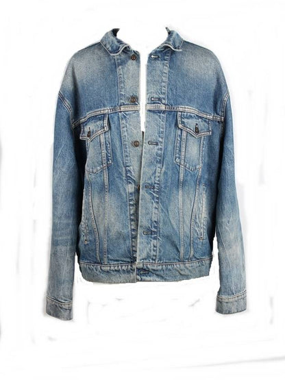 Luxury Balenciaga Trending 2025 Mode denim jacket 46