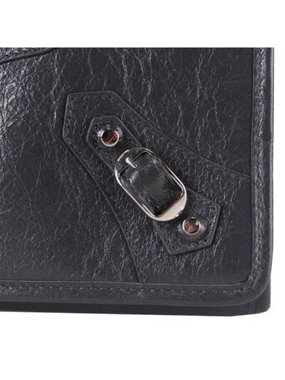 Luxury Balenciaga Trending 2025 Classic Leather Clutch Bag Grease Fosil