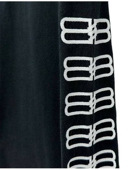 Luxury Balenciaga Trending 2025 BB Logo Sweatshirt Black