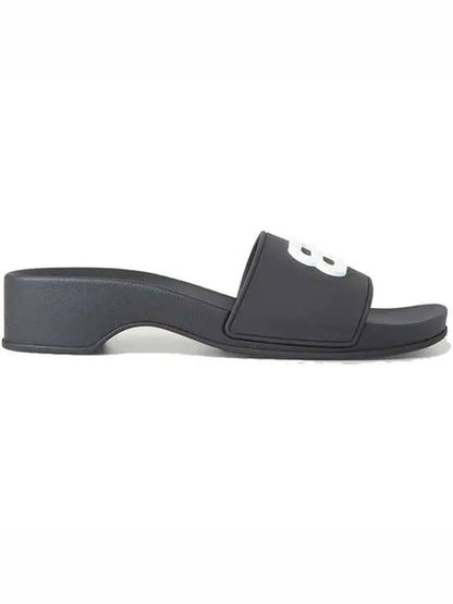 Luxury Balenciaga Trending 2025 Rubber Slippers Black