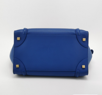 Luxury CELINE Luggage Bag mini 30cm blue 250211781058410