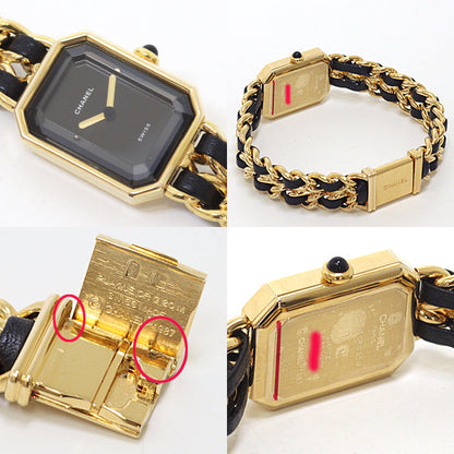 CHANEL Watches H0001 Stainless Steel , Leather black Ladies watch Premiere XL Women